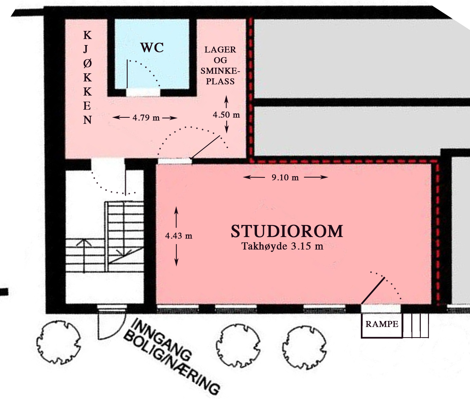 Sentralt og rimelig studio i Oslo