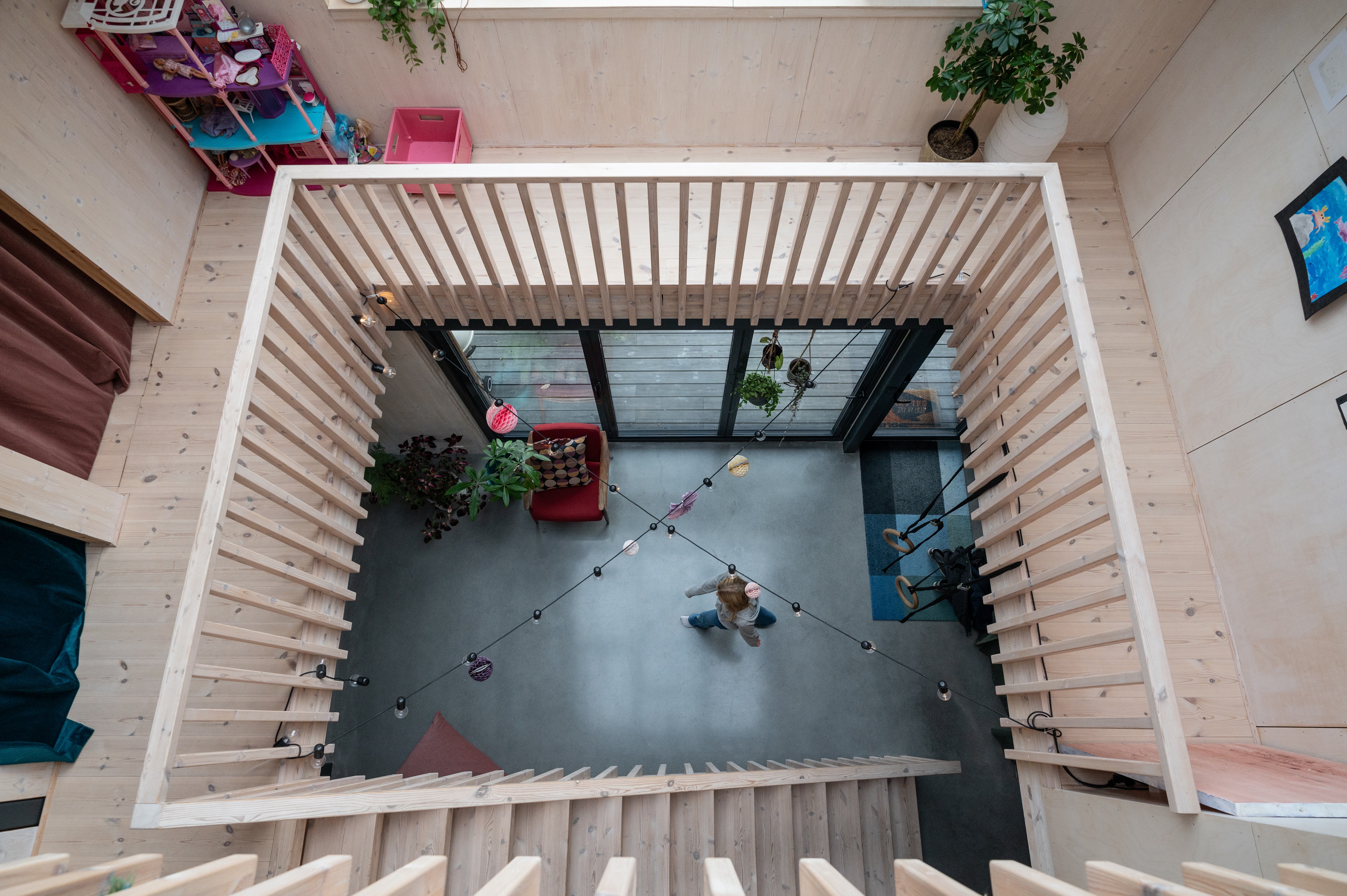 Moderne arkitekttegnet hus