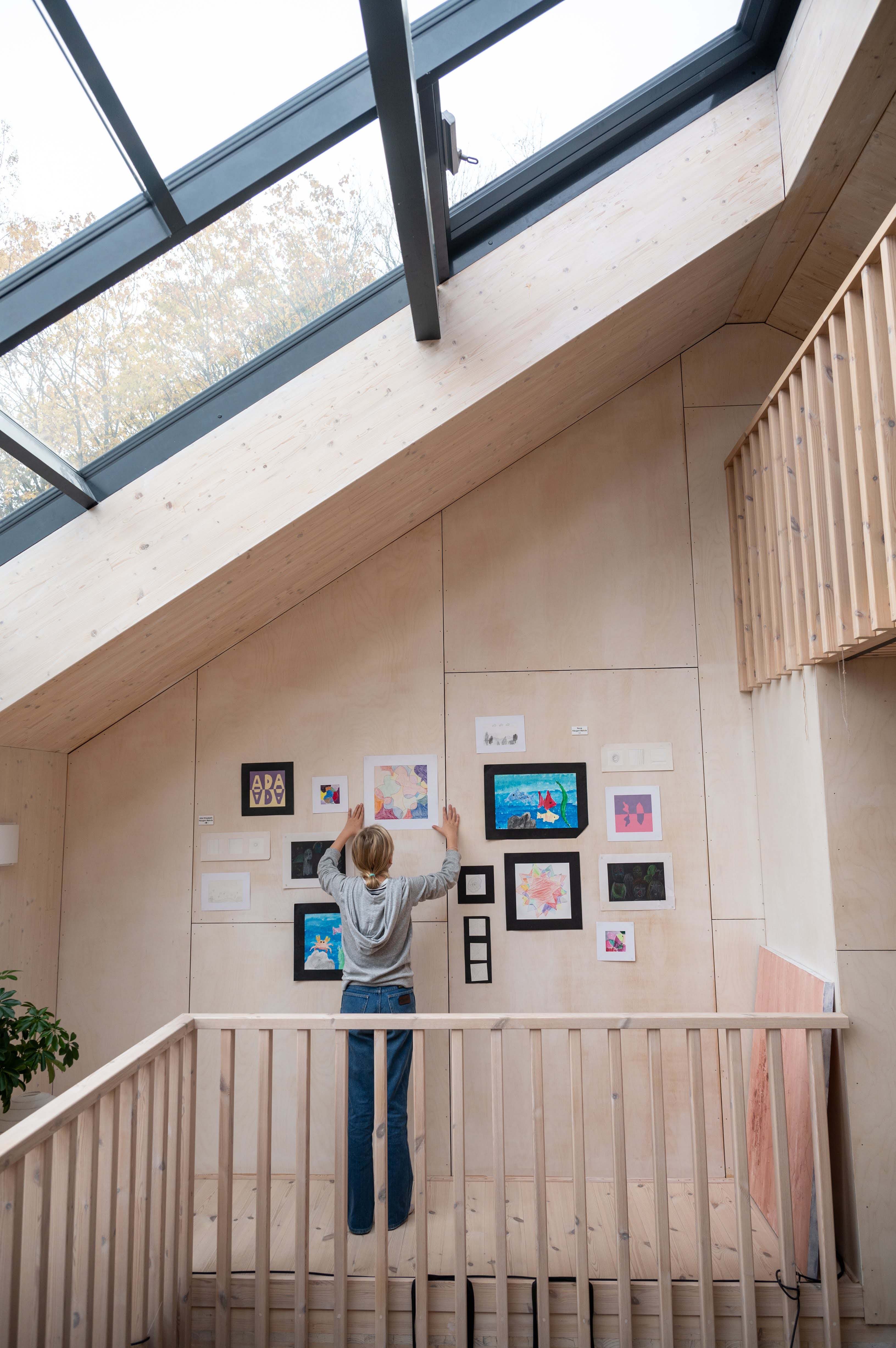 Moderne arkitekttegnet hus