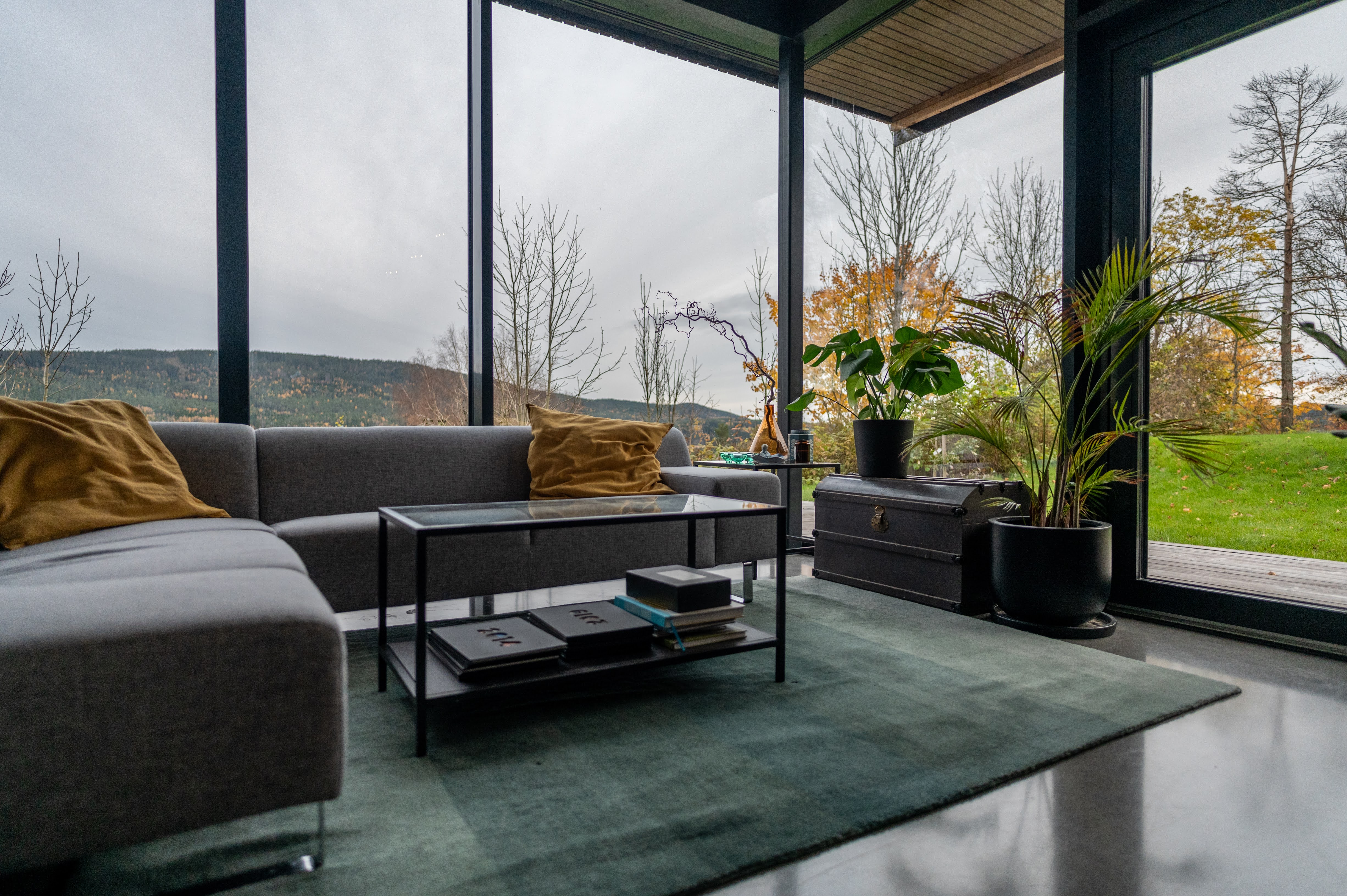 Moderne arkitekttegnet hus