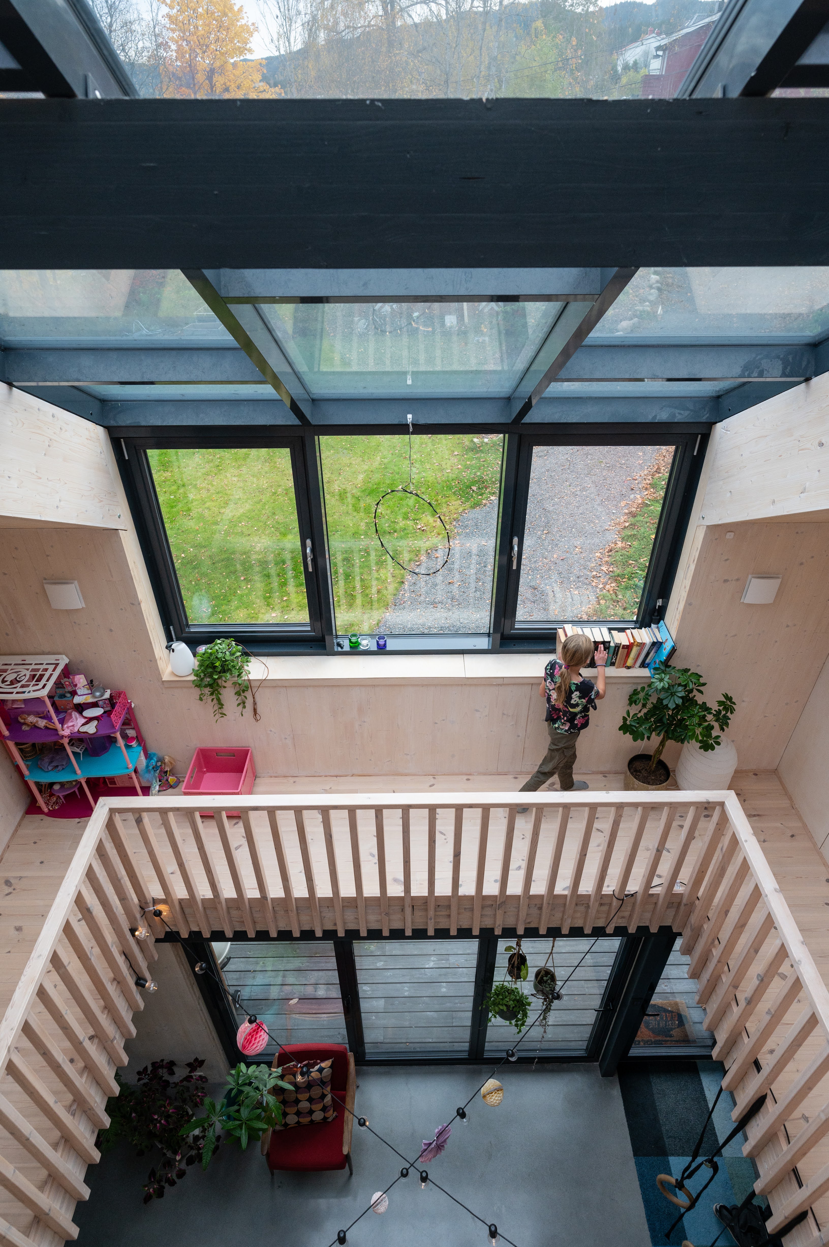Moderne arkitekttegnet hus